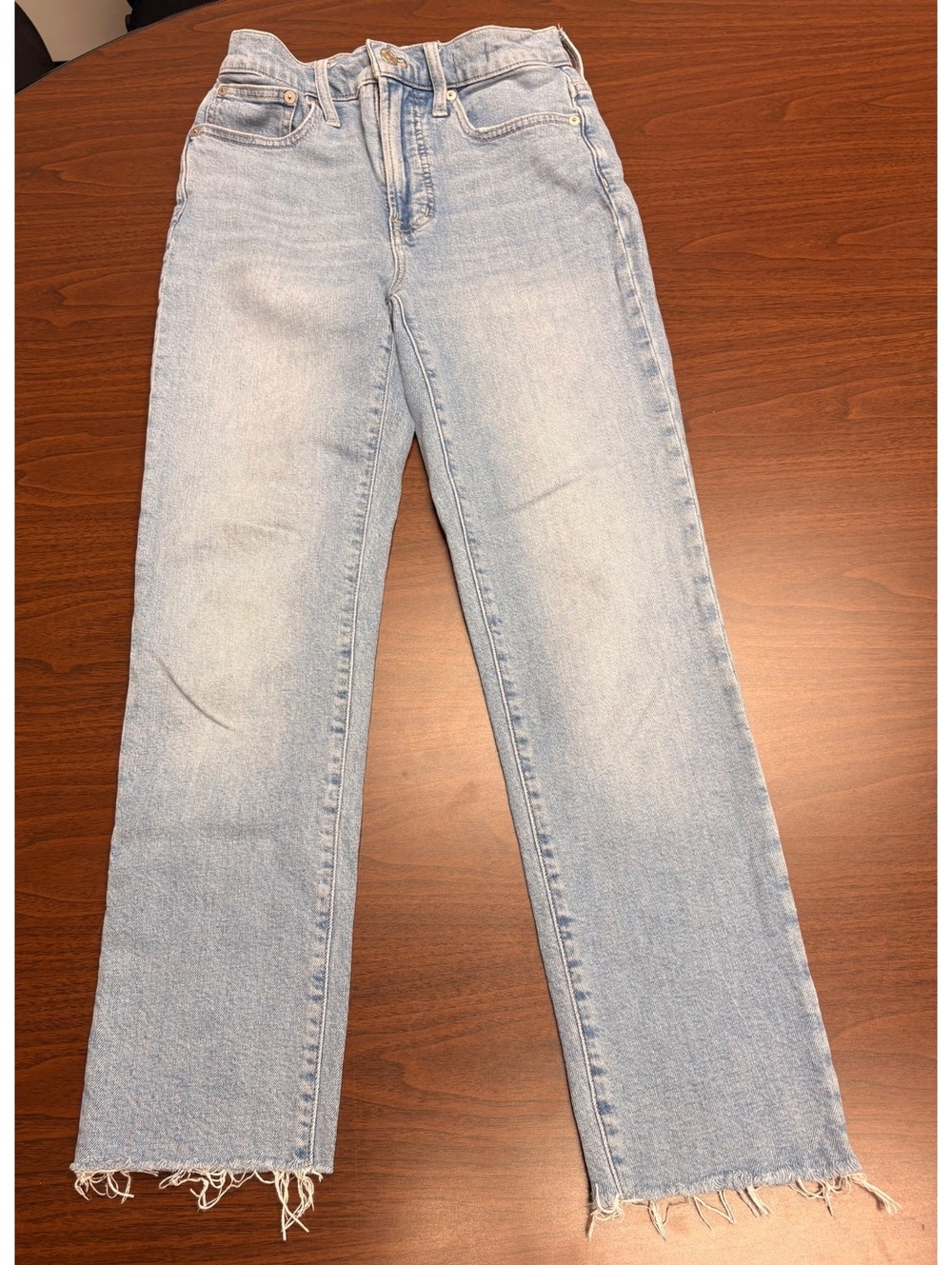 Madewell The Perfect Vintage Jean Light Wash Denim Jeans Size 24